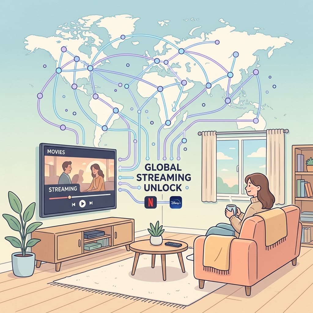 Netflix/Disney+国内怎么看?2026最强流媒体解锁节点与追剧翻墙指南